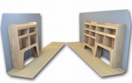 Volkswagen Crafter Plywood Van Racking - Shelving Package - WRK1.1.3