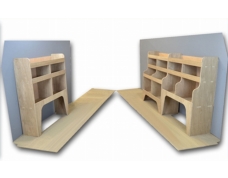 Vauxhall Movano Plywood Van Racking - Shelving Package - WRK1.9.11