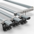 Ford Custom 2013 to 2023 Roof Rack Bars Aero-Tech 3 bar system with rear roller (AT86+A30)